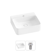 Раковина Wellsee Clermont 43 302601000 цвет Белый глянцевый