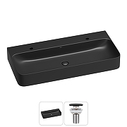 Раковина Wellsee Clermont 100 302619000 цвет Черный матовый