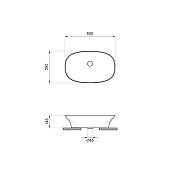 Раковина-чаша Wellsee Faze Moment 60 317801000 цвет Белый глянцевый-8