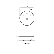 Раковина Wellsee Cute Twin R 42 318401000 цвет Белый глянцевый-8