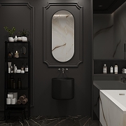 Раковина Wellsee M1 Limited Edition 45 318805000 цвет Черный матовый-4