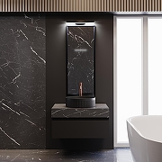 Раковина-чаша Wellsee Festive Fox 2.0 36 319607000 цвет Черный матовый-4