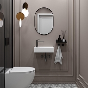 Раковина Wellsee WC Area 41 L 321802000 цвет Белый глянцевый-4