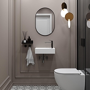Раковина Wellsee WC Area 41 R 321804000 цвет Белый матовый-4