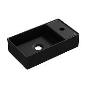 Раковина Wellsee WC Area 41 R 321805000 цвет Черный матовый