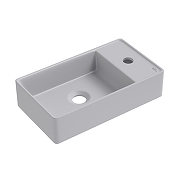 Раковина Wellsee WC Area 41 R 321806000 цвет Серый матовый