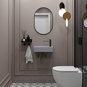 Раковина Wellsee WC Area 41 R 321806000 цвет Серый матовый-4