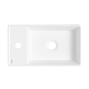 Раковина Wellsee WC Area 41 L 321807000 цвет Белый матовый-2