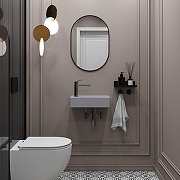 Раковина Wellsee WC Area 41 L 321809000 цвет Серый матовый-4