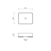 Раковина-чаша Wellsee FreeDom 2.0 51 323016000 цвет Черный матовый-8