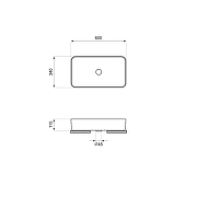 Раковина-чаша Wellsee FreeDom 2.0 60 323020000 цвет Серый матовый-8