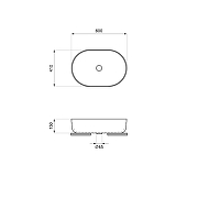 Раковина-чаша Wellsee Chic Riviera 60 326802000 цвет Белый глянцевый-8