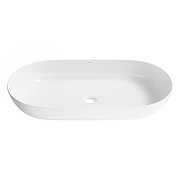 Раковина-чаша Wellsee Chic Riviera 80 326803000 цвет Белый глянцевый-1