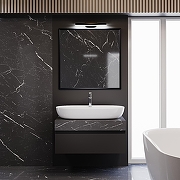 Раковина Wellsee Chic Riviera 80 326806000 цвет Белый глянцевый-4