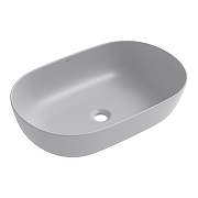 Раковина-чаша Wellsee Chic Riviera 60 326812000 цвет Серый матовый