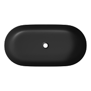 Раковина-чаша Wellsee Chic Riviera 80 326814000 цвет Черный матовый-2