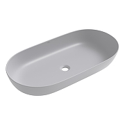 Раковина-чаша Wellsee Chic Riviera 80 326815000 цвет Серый матовый