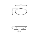Раковина-чаша Wellsee Faze Moment 55 327801000 цвет Белый глянцевый-8