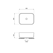 Раковина-чаша Wellsee Preen 40 329708000 цвет Черный матовый-8