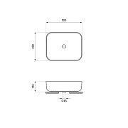 Раковина-чаша Wellsee Preen 50 329709000 цвет Черный матовый-8