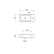 Раковина Lavinia Boho Bathroom Sink 37 R 33311015 цвет Белый глянцевый-6