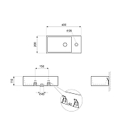 Раковина Lavinia Boho Bathroom Sink 40 R 33311023 цвет Белый глянцевый-6