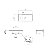 Раковина Lavinia Boho Bathroom Sink 40 L 33311025 цвет Белый глянцевый-6