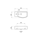 Раковина Lavinia Boho Bathroom Sink 50 L 33311036 цвет Черный матовый-6