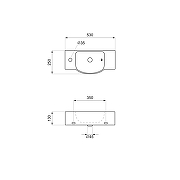 Раковина Lavinia Boho Bathroom Sink 53 L 33311039 цвет Белый глянцевый-6