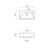 Раковина Lavinia Boho Bathroom Sink 40 R 33311056 цвет Черный матовый-6