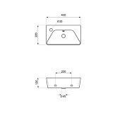 Раковина Lavinia Boho Bathroom Sink 40 L 33311057 цвет Белый глянцевый-6
