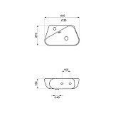Раковина Lavinia Boho Bathroom Sink 44 L 33311068 цвет Черный матовый-6