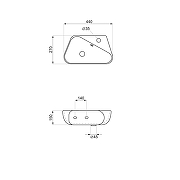 Раковина Lavinia Boho Bathroom Sink 44 R 33311069 цвет Белый глянцевый-6