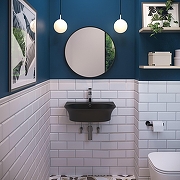 Раковина Lavinia Boho Bathroom Sink 55 33311076 цвет Черный матовый-4