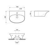 Раковина Lavinia Boho Bathroom Sink 55 33311076 цвет Черный матовый-6