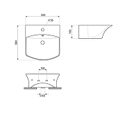 Раковина Lavinia Boho Bathroom Sink 35 33311077 цвет Белый глянцевый-6