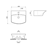 Раковина Lavinia Boho Bathroom Sink 45 33311079 цвет Белый глянцевый-6