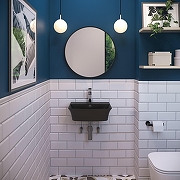 Раковина Lavinia Boho Bathroom Sink 45 33311080 цвет Черный матовый-4