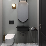 Раковина Lavinia Boho Bathroom Sink 55 33311082 цвет Черный матовый-4