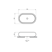 Раковина-чаша Lavinia Boho Bathroom Sink 56 33311090 цвет Белый глянцевый-6