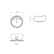 Раковина Lavinia Boho Bathroom Sink 43 33311098 цвет Белый глянцевый-6