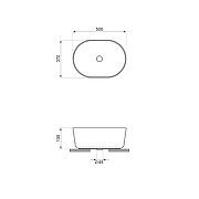 Раковина-чаша Wellsee Belle Spa 50 335702000 цвет Белый глянцевый-8