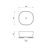 Раковина-чаша Wellsee Belle Spa 2.0 45 335805000 цвет Черный матовый-8