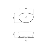 Раковина-чаша Wellsee Belle Spa 2.0 50 335807000 цвет Черный матовый-8