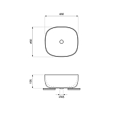 Раковина-чаша Wellsee Belle Spa 3.0 45 335907000 цвет Черный матовый-8
