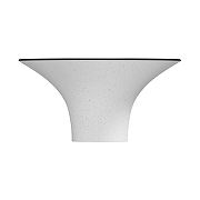 Раковина-чаша Wellsee Crêpe de France 40 336705000 цвет Белый матовый Черный матовый-3