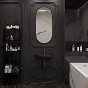 Раковина Wellsee Pro Line 53 337502000 цвет Черный матовый-4