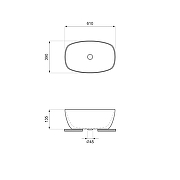 Раковина-чаша Wellsee Ground Breaking 61 337703000 цвет Белый глянцевый-8