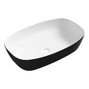 Раковина-чаша Wellsee Ground Breaking 61 337706000 цвет Черный матовый Белый матовый