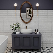 Раковина-чаша Wellsee Air Gap R 50 338601000 цвет Белый глянцевый-4